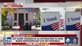 Gov. Youngkin Filing Emergency Court Order to Keep Illegal Aliens Off Virginia Voter Rolls