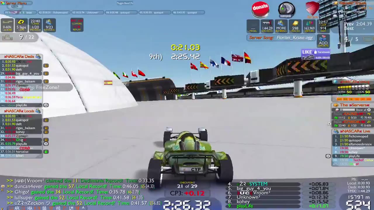 TrackMania Nations Forever Me vs South African team mate part 3