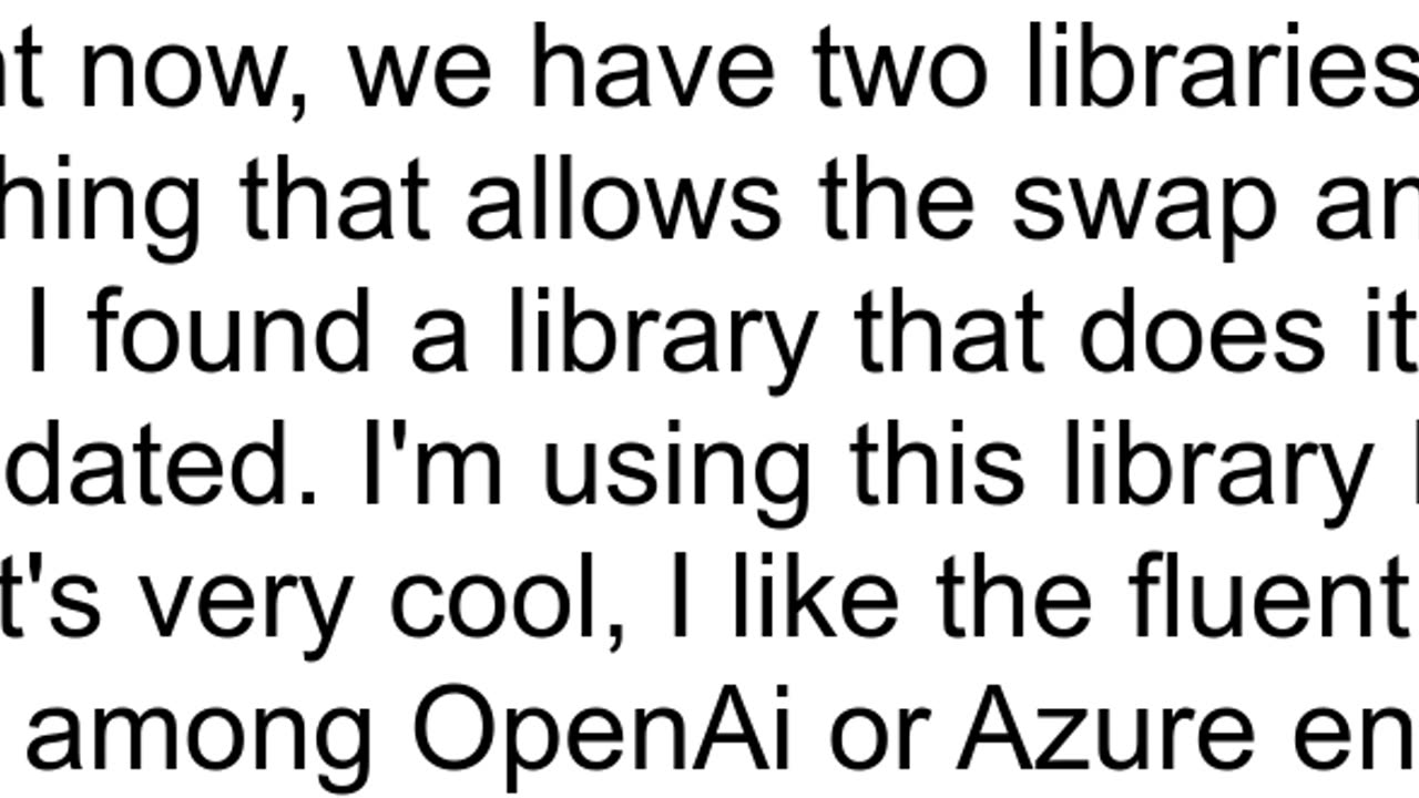 Is there an official OpenAI nuget package to be able to use its API