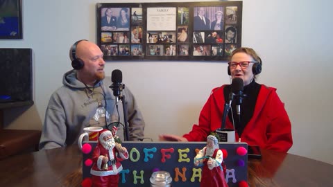 #156 Coffee with Nana. All we want for Christmas is peace, love, and memes