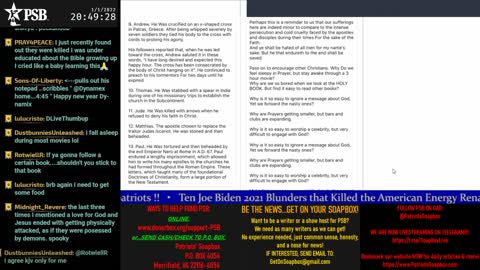 2022-01-01 19:00 EST - On a Wing and a Prayer: with Deb65 & Barb