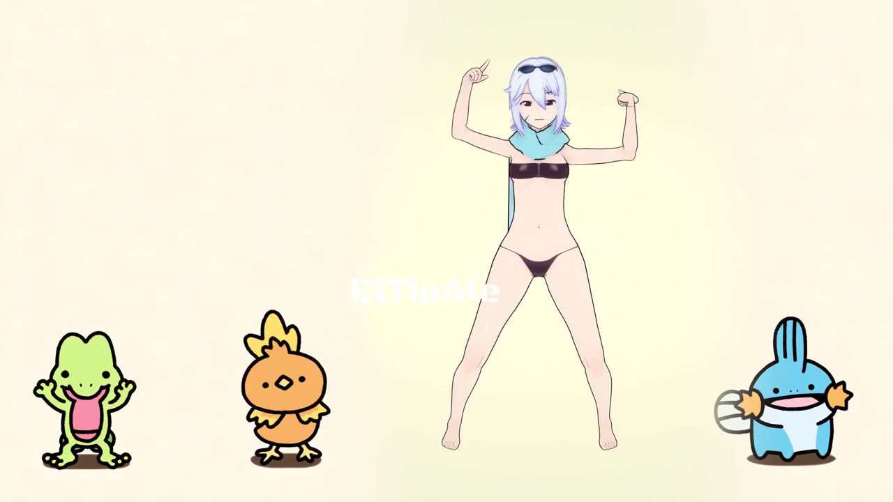 Cris Bikini Konosuba Pokémon dancing POKÉDANCE #mmd #Cris #Konosuba