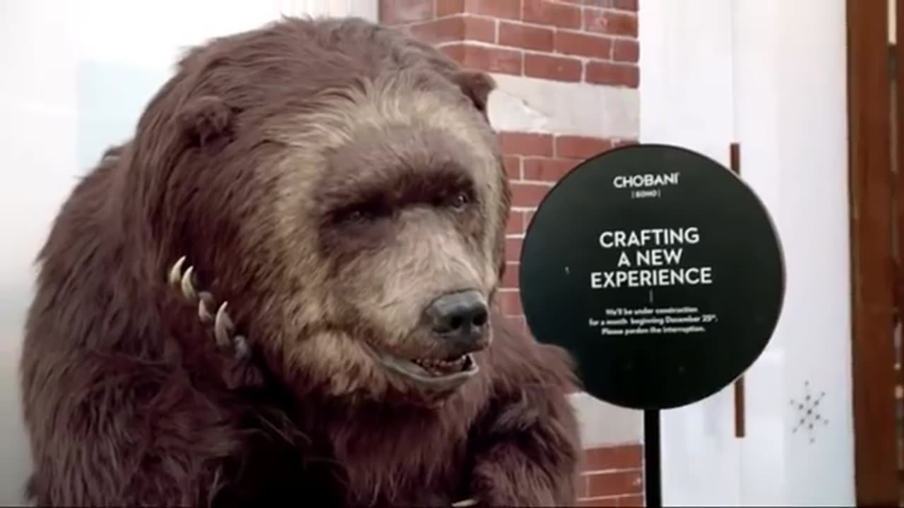 Bear on street Prank