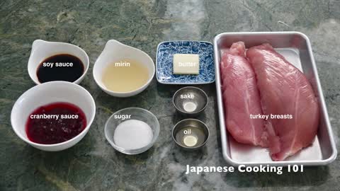 Roast Turkey Breast with Cranberry Soy Glaze Recipe - Japanese Cooking 101