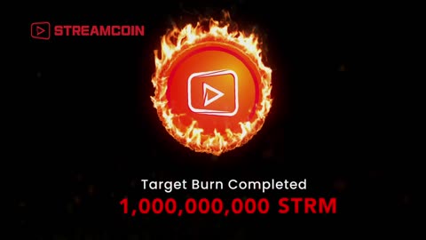 1 Billion STRM Burn Target Completed 🔥