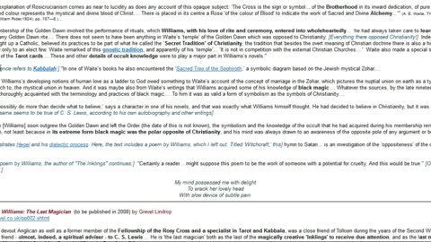 Christian man claims CS Lewis was an OCULTIST, bring reciepts