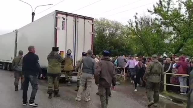 Russian delivered 55 tons of humanitarian aid to the Zaporozhye region