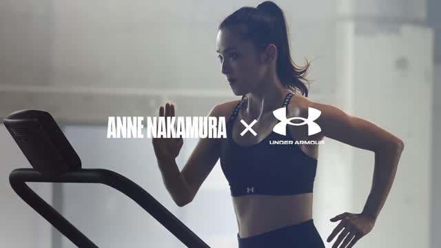 Anne Nakamura shows off her supplely trained beautiful body! "Under Armor" new brand movie released