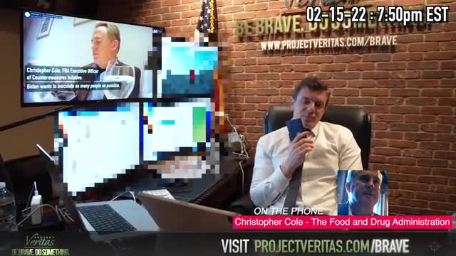 FDA Guy talks to James O'Keefe!!!!