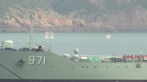 Chinese warship conducts live-fire drills near Taiwan Strait