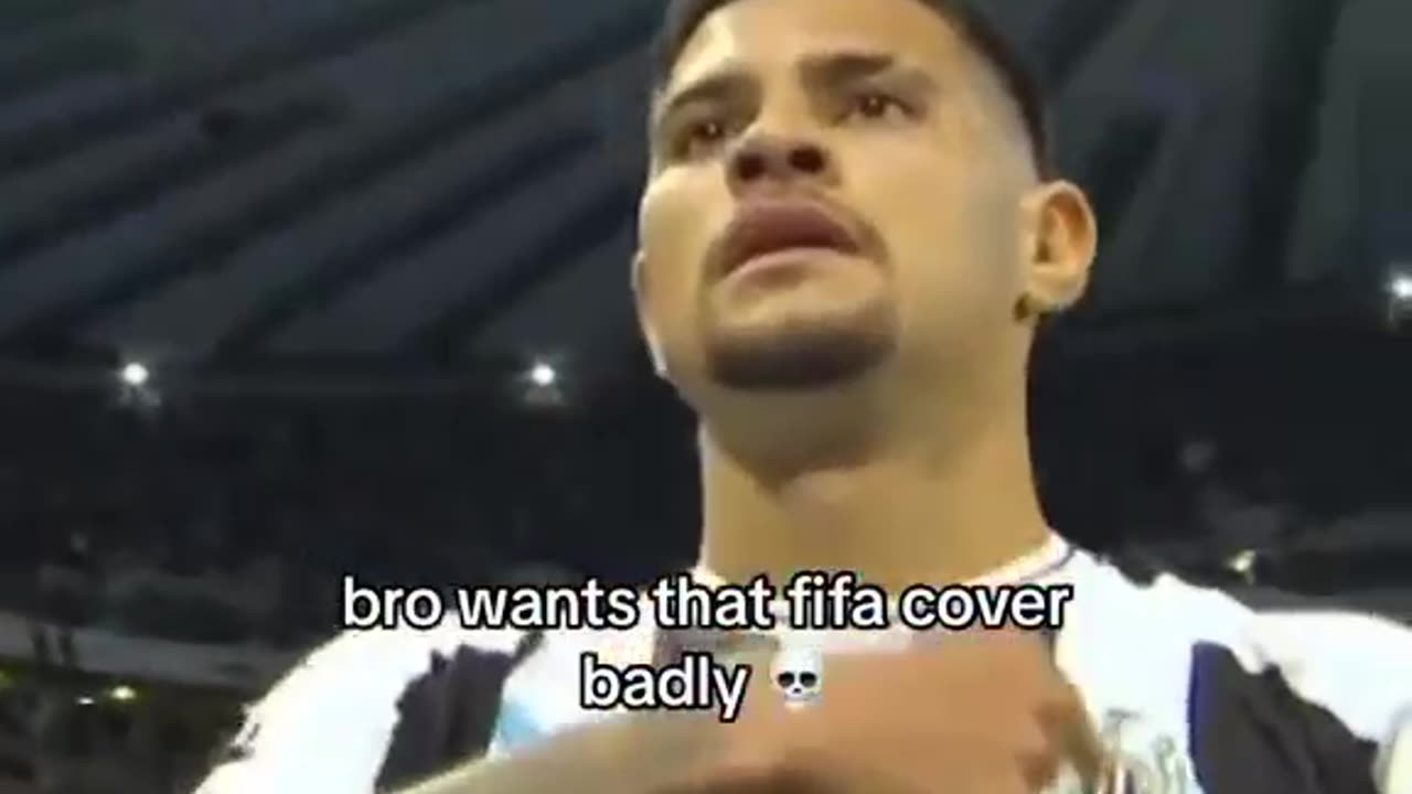 Bruno tryna get that fifa cover