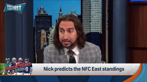 Nick Wright predicts Eagles miss the playoffs and finish 3rd in division