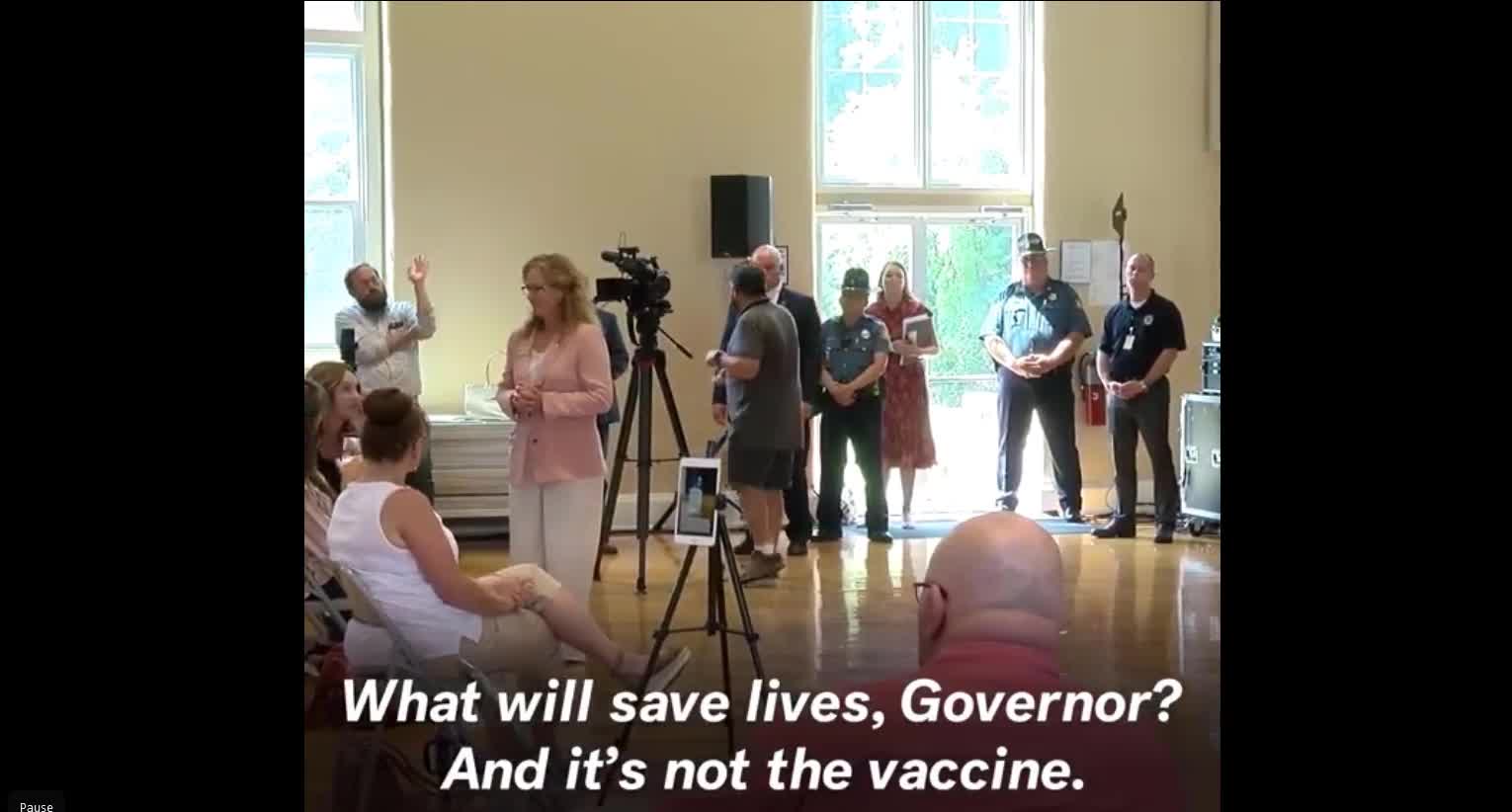 Watch: Arkansas Anti-Vaxxers Angrily Scold Gov. Hutchinson