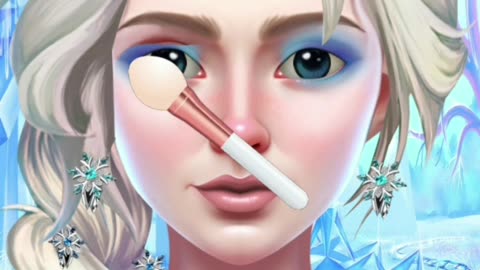 ASMR Frozen animation makeover #asmr #frozen