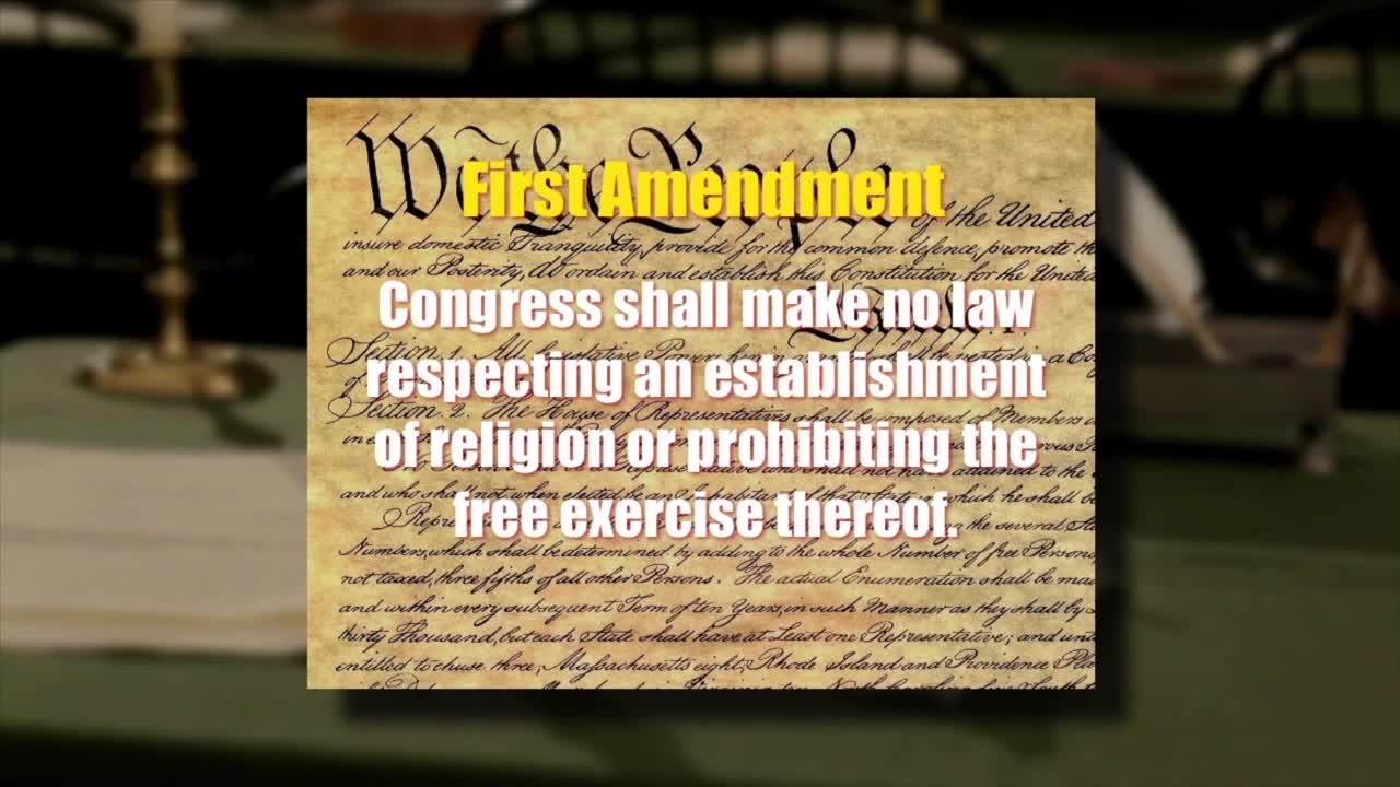 David Barton: inalienable Rights. 1st Amendment