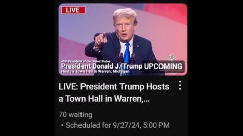 LIVE: President Trump Hosts a Town Hall in Warren, Michigan - 9/27/24