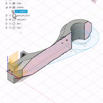 Fusion 360: How to use Sectional Analysis Tool