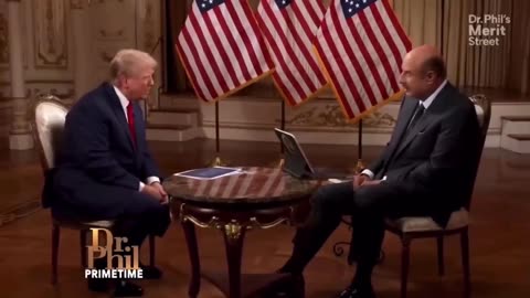 Dr Phil & Donald Trump talk about the border, child trafficking & missing children