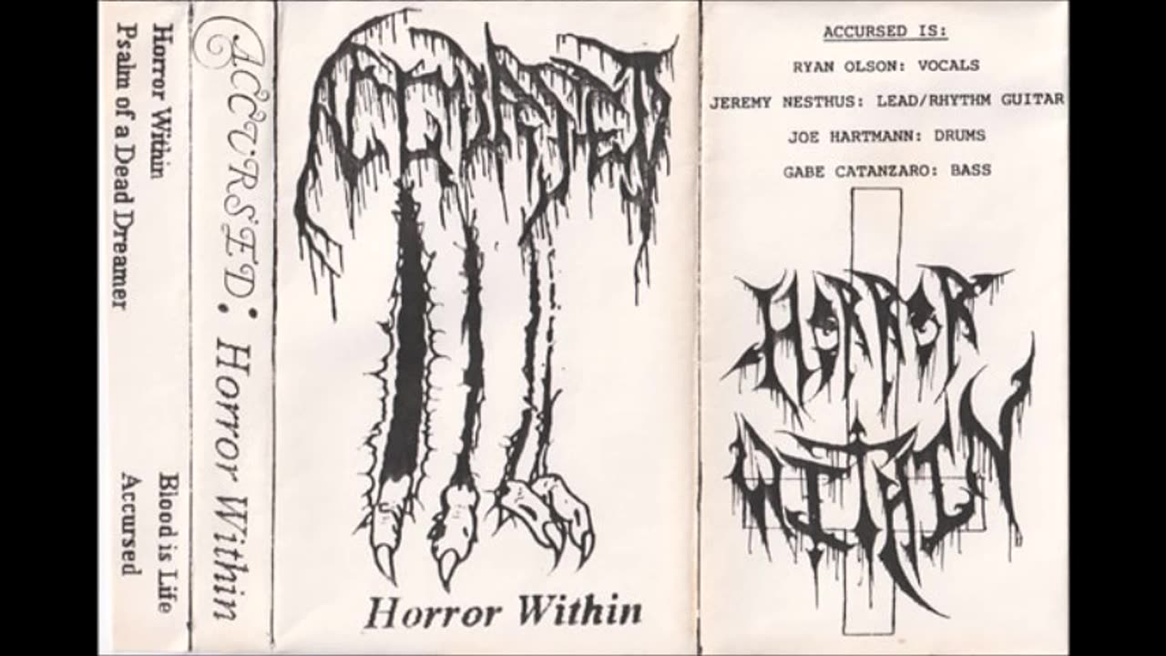 accursed - (1993) - Horror Within (demo)