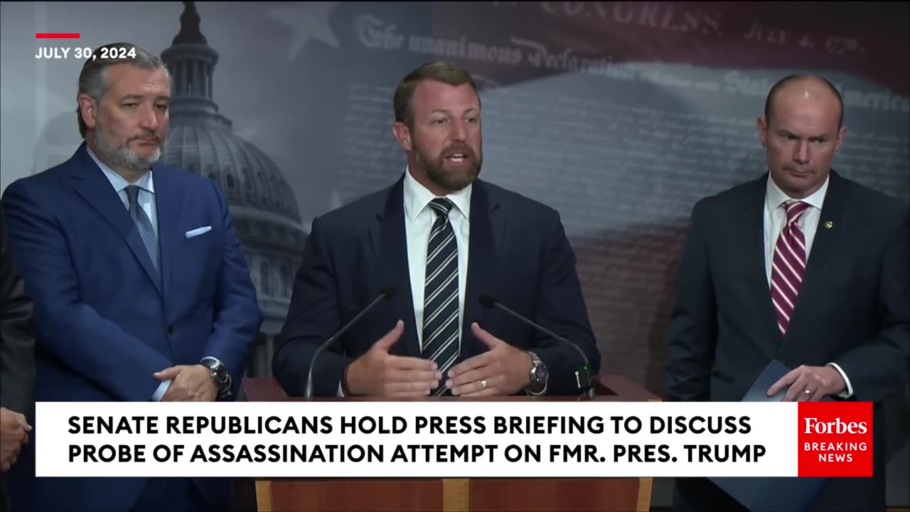 'What Are You Hiding?': Markwayne Mullin Calls Out Secret Service After Trump Shooting