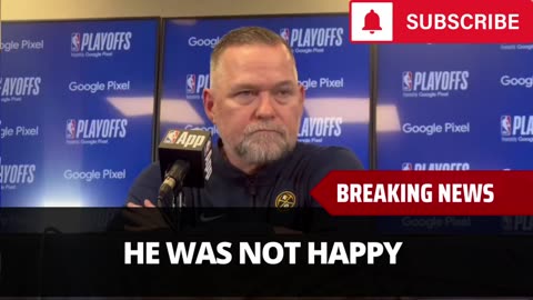 Mike Malone Pissed After Loss, Can Hear Timberwolves Cheering