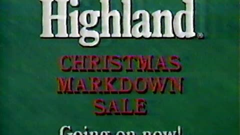 December 21, 1991 - Holiday Markdown Sale at Highland Appliance