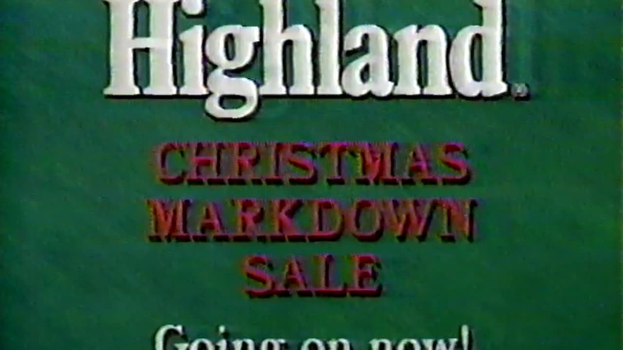 December 21, 1991 - Holiday Markdown Sale at Highland Appliance