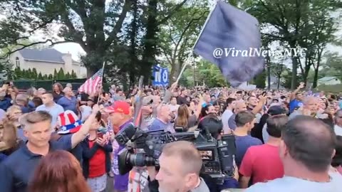 Saint John's villa in Staten Island NY , 1000s New Yorkers showed up to a rally to protest hundreds