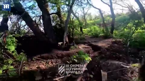 Ukrainian soldiers storm Russian trenches in terrifying POV footage near Bakhmut