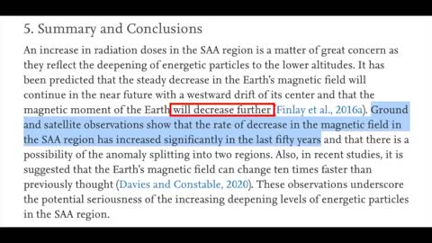 Earth's Magnetic Field Collapse