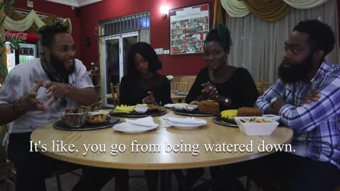 African Food Mukbang in Ghana