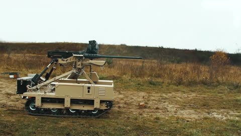 M2 Browning on wheels: Ukraine deploys new combat robot