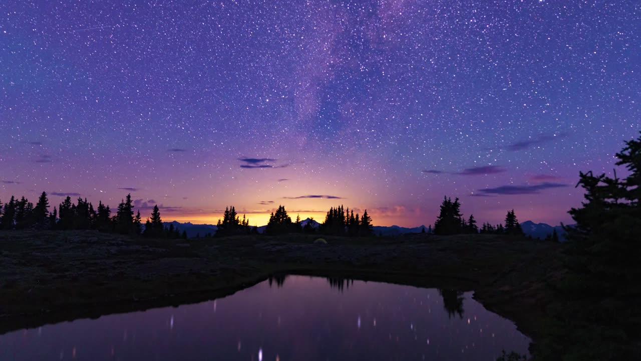 Time Lapse Video Of Star Gazing On A Starry Night