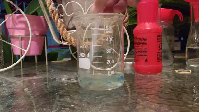 Percipitation of Cellulose from Schweizer's reagent