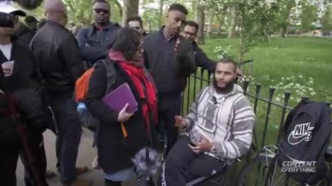 Police Called For Mohammed Hijab Speakers' Corner DJ Riza