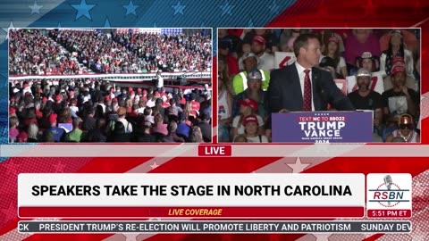 FULL SPEECH: Senator Ted Budd Delivers Remarks in Greensboro, NC