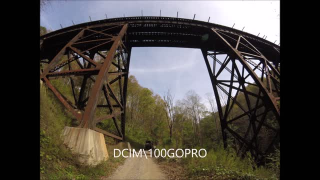 Scott and Jason ATV riding in Southern WV near the Wagon Wheel, Oct 2007
