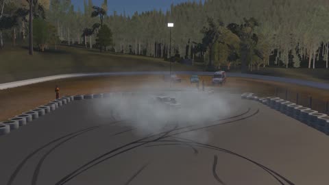 Assetto Corsa HSV GTS big blower burnout