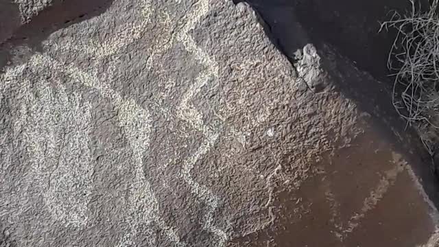 Chinese pictographs and New Mexico petroglyphs. New Mexico 1/19/23