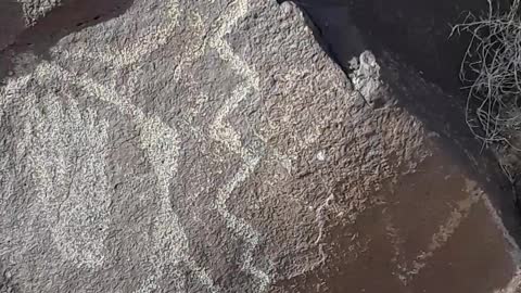 Chinese pictographs and New Mexico petroglyphs. New Mexico 1/19/23