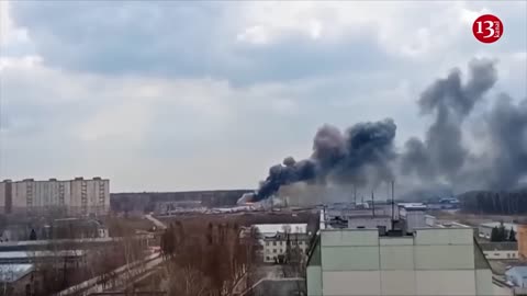 Fire engulfed warehouse where powerful explosion took place in Moscow