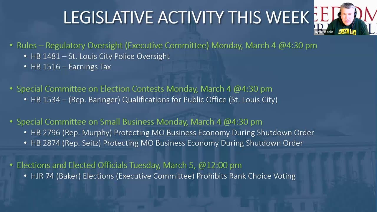 Freedom Principle MO - Legislative Update March 4, 2024