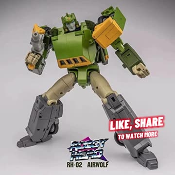 ZIOIZFU RobotHero Airwolf Springer Robot