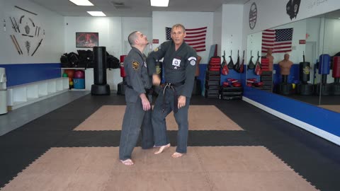 Correcting common errors executing the American Kenpo technique Unfurling Crane