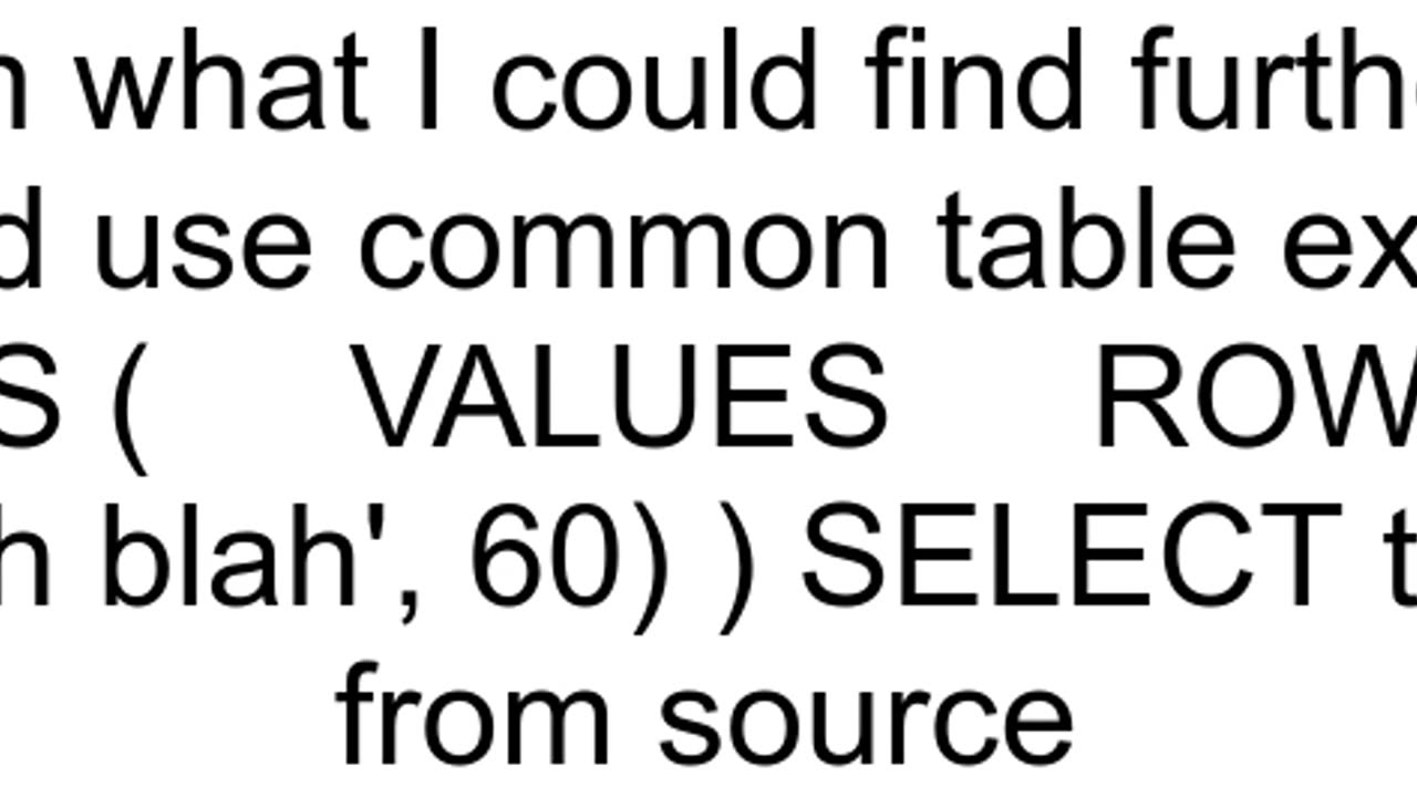 MySQL can values statement columns be named