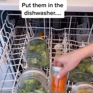 Dishwasher veggies