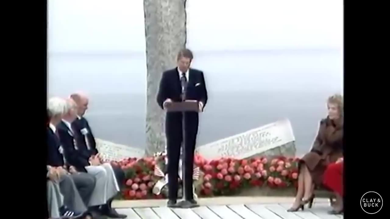 Biden the leader of the fake world Just Plagiarize Reagan at Normandy