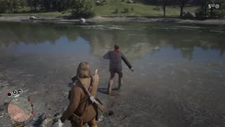 RDR2 - Shot in the spine