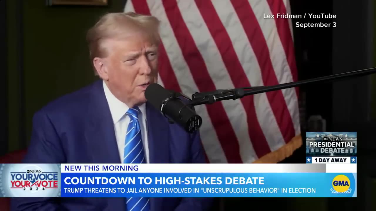 Harris, Trump Prepare For High-Stakes Presidential Debate Tonight