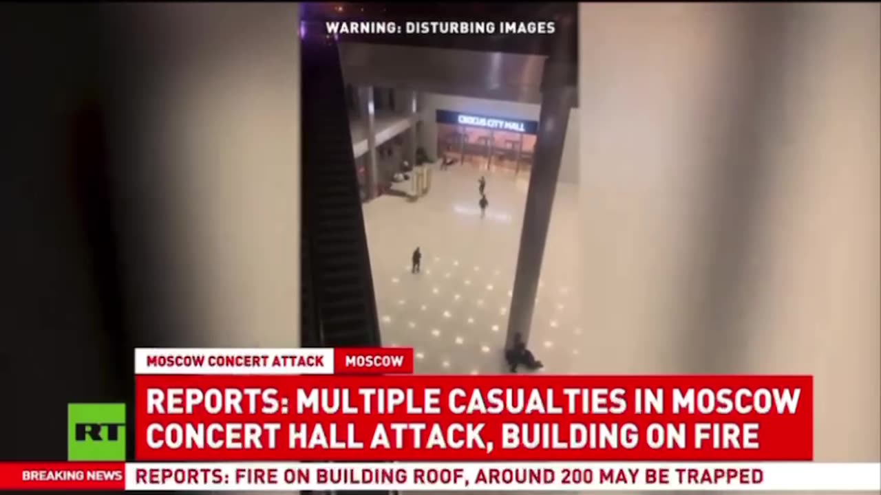 RT: Eyewitness tells RT how he managed to escape Crocus City Hall shooting